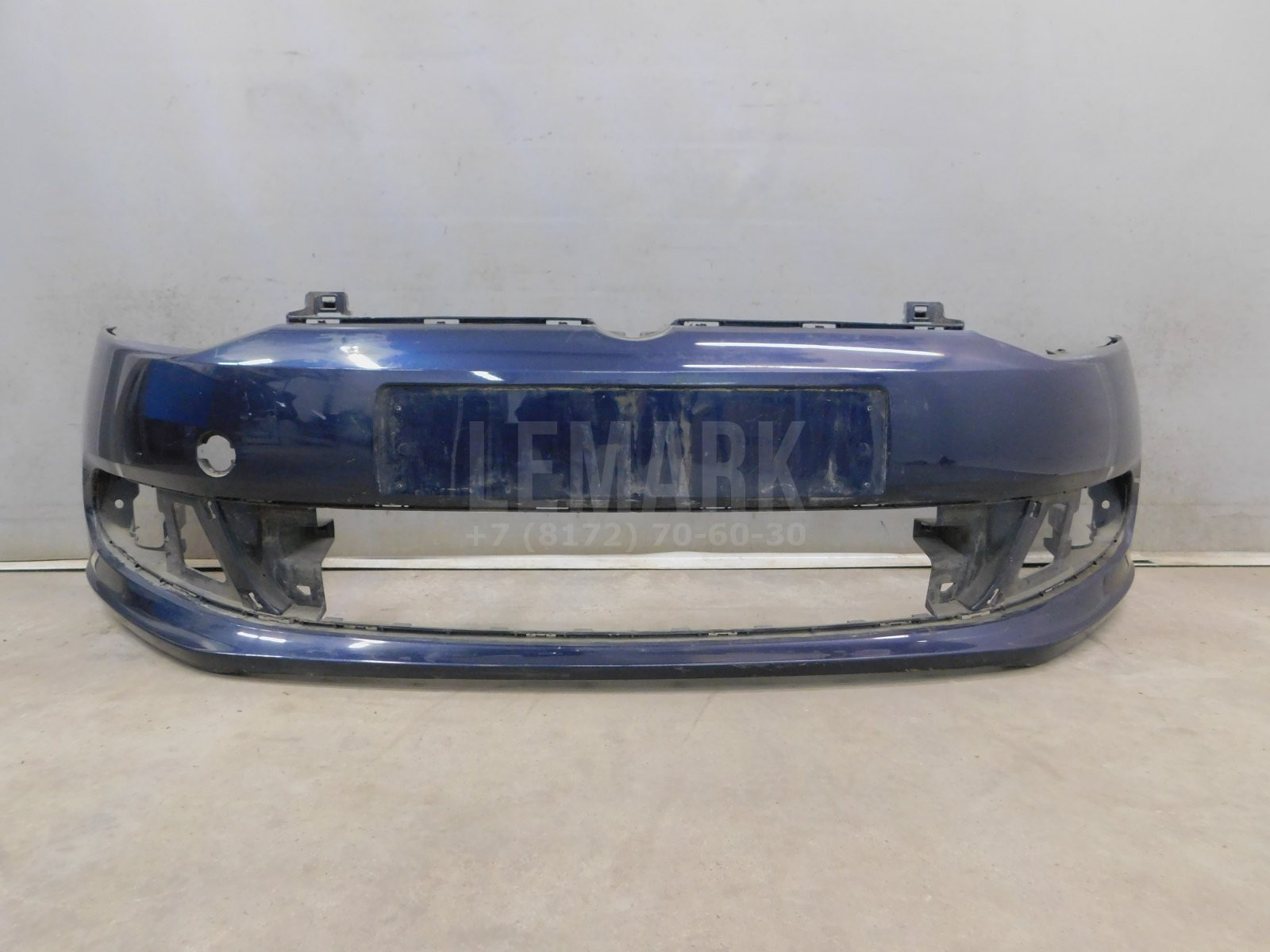 Бампер передний Volkswagen Polo Sedan 2011-2020 6RU807221